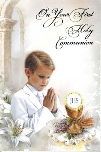 Picture of FIRST HOLY COMMUNION CARD BOY